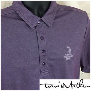 ⛳️TRAVIS MATHEW GOLF Polo Sz M PRISTINE CONDITION
